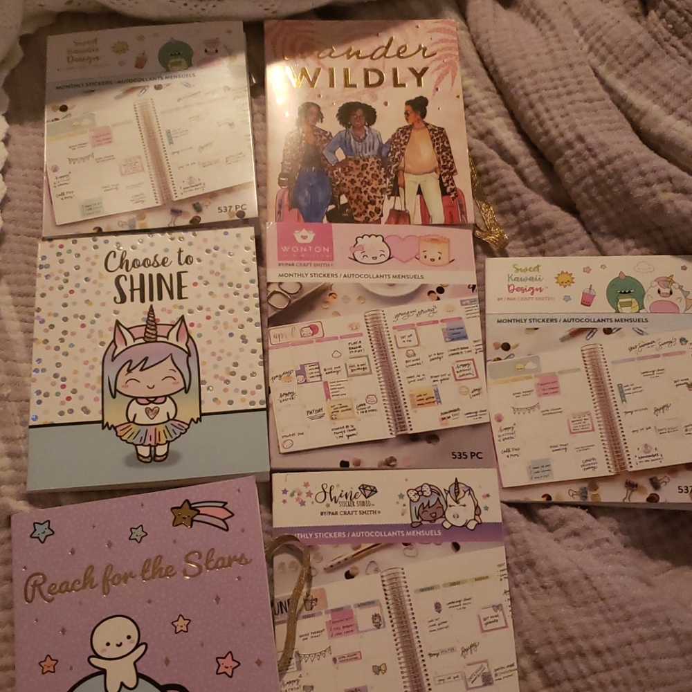 16 planner sticker books
